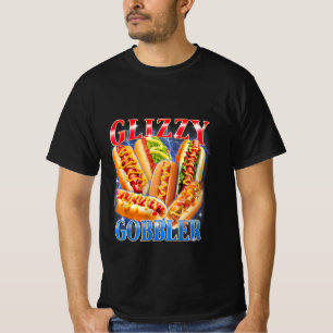 T-shirt Mème drôle de Glizzy Gobbler Hilarant Hot Dog Gliz