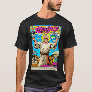 T-shirt Mème drôle de Jésus Teenjus Christ Foi Deuxième ve