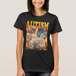 T-shirt Mème drôle Woodchucks Groundhogs Autistique Autism