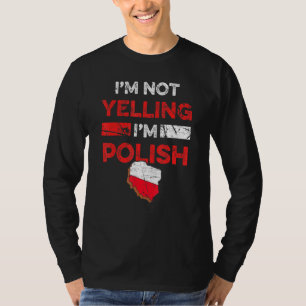 T-shirt Mème du patrimoine polonais Je ne hurle Pas Je sui