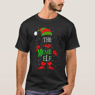 T-shirt Mème Groupe Elf Correspondant Famille Pajama De No