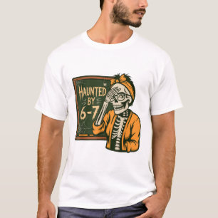 T-shirt Mème hanté 67 Six Sept 6-7 Blague drôle d'Internet