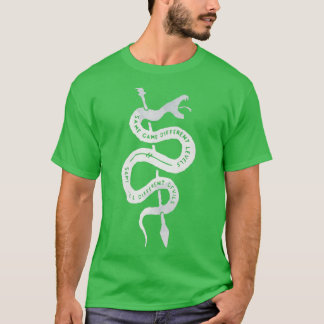 T-shirt Même jeu différents niveaux même enfer différents