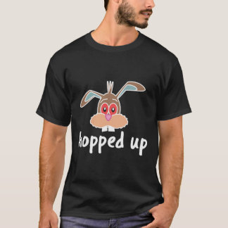 T-shirt Mème Lapin Pâques Drunk Hop Up Adulte