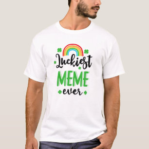 T-shirt Mème le plus chanceux jamais St.Patrick's Day Rain