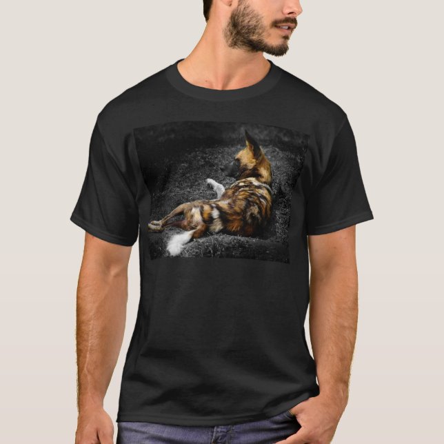T-shirt Même les chiens sauvages se reposent (Devant)