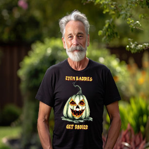 T-shirt Même les méchants reçoivent des méchants Citrouill