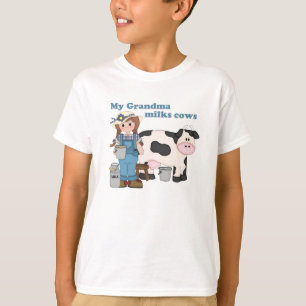 T-shirt Mémé trait les vaches