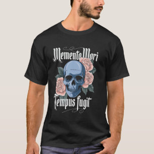 T-shirt Memento Mori Vie Tempus Fugit Gothique Sagesse Lat