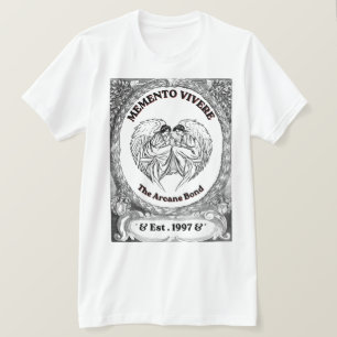 T-shirt Memento Vivere   Art Bond Ange Vintage