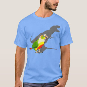 T-shirt Mèmes d'oiseaux amusants Tre shadow Green Cheeked