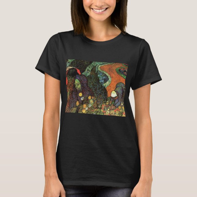 T-shirt Mémoire du jardin à Etten par Vincent van Gogh (Devant)