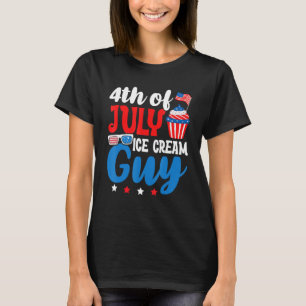 T-shirt Mémorial 4 Jour de juillet Fête Patriotique Cre de