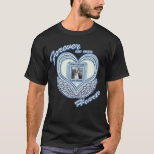 T-shirt Mémorial  Ajouter des ailes d'angle de coeur photo
