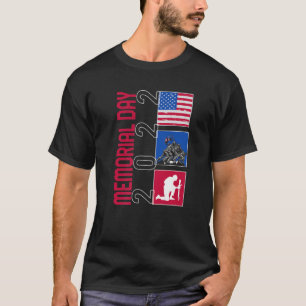 T-shirt Memorial Day 2022 États-Unis Anciens Combattants M