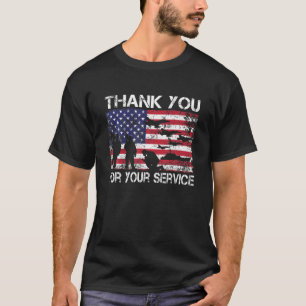T-shirt Memorial Day 2022 Merci Drapeau Américain Pour Vot