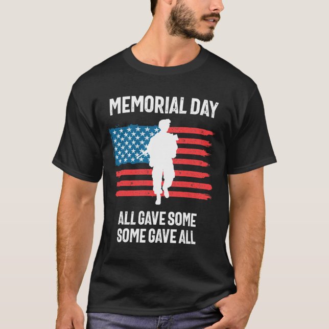 T-shirt Memorial Day All A Donné Certains (Devant)