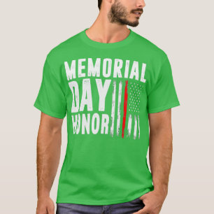 T-shirt Memorial Day Honore Ceux Qui Ont Servi Et Sacrifié
