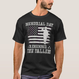 T-shirt Memorial Day Souvenez-vous des anciens combattants