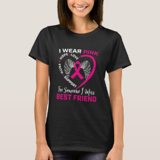 T-shirt Mémorial de sensibilisation au cancer du sein rose