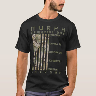 T-shirt Mémorial Murph Jour d'entraînement WOD Cam Multi C