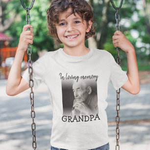 T-Shirt Mémorial Photo Enfants Moderne