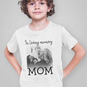 T-shirt mémorial photo moderne pour enfants