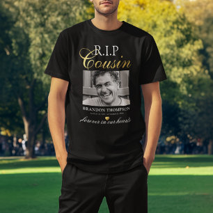 T-shirt Mémorial photo R.I.P Cousin