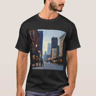 T-shirt Memphis Peinture Postimpressionniste