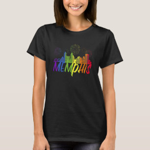 T-shirt Memphis Pride Skyline Pride Parade Memphis