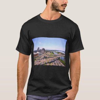 T-shirt Memphis Tennesse Skyline Depuis Le Plus Grand Maga