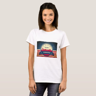T-shirt Memphis Tennessee Skyline