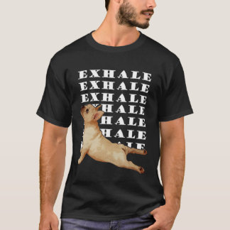 T-shirt Men And Women French Bulldog Yoga Statue  Joga