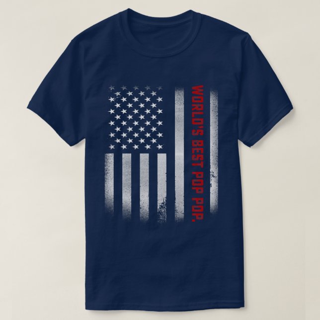 T-shirt Men Fathers Day Venin Tee World's Best Pop Ev (Design devant)