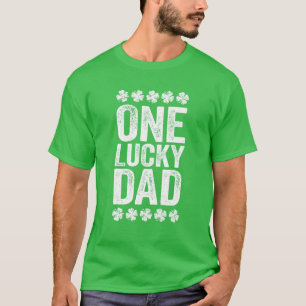 T-shirt Men One Lucky Papa St Patrick