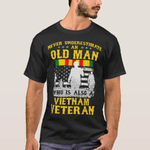 T-shirt Men Papa Grand-père Vietnam Vintage Shirt Men
