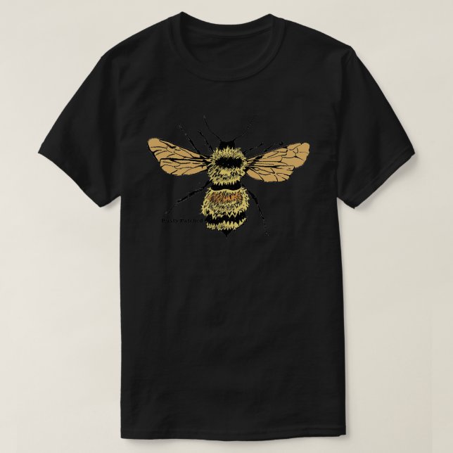 T-shirt Menace Rusty Patched Bumble Bee (Design devant)