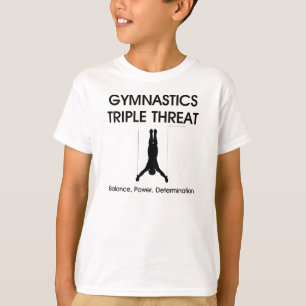 T-shirt Menace SUPÉRIEURE de triple de gymnastique