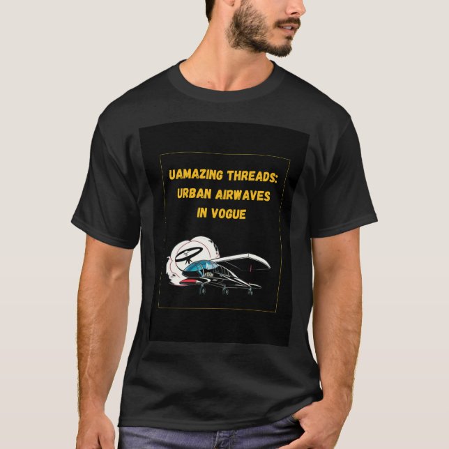 T-SHIRT MENACES D'ÉTONNEMENT : VAGUES AÉRIENNES URBAINES E (Devant)