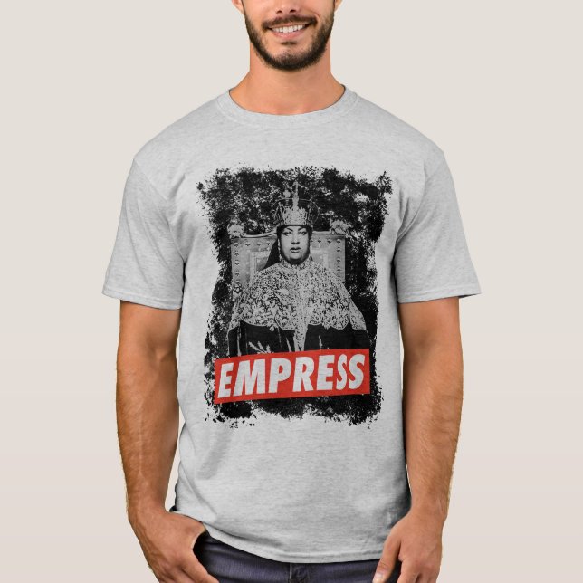 T-shirt Menen - Empress Ethiopia - Reggae Roots Shirt (Devant)
