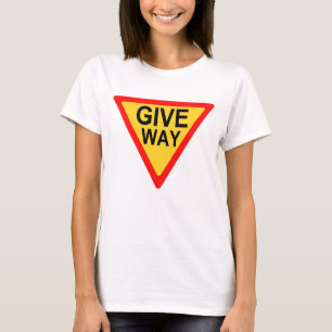 T-shirt Mènent le panneau routier