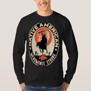 T-shirt Menominee Tribe Amérindienne Pride Déco