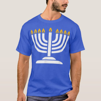 T-shirt Menorah, Hanoukka, Hommes Femmes Enfants, Fête Jui