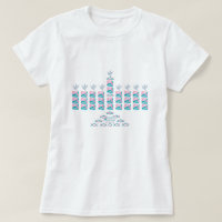 MENORAH-Rose et Teal !