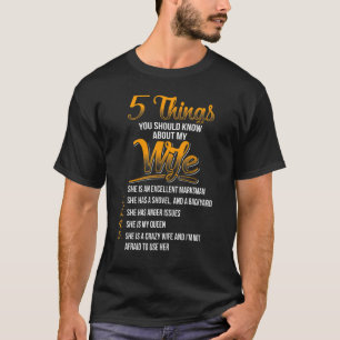 T-shirt Mens 5 choses que vous devriez savoir à propos de 