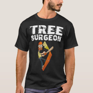 T-shirt Mens Arborist Cadeau Papa Arbre Chaîne d'Escalade