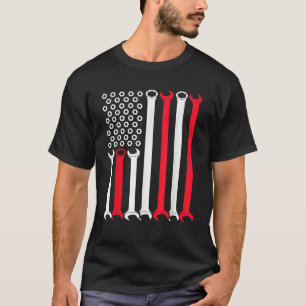 T-shirt Mens Auto Réparateur mécanicien automobile USA Dra
