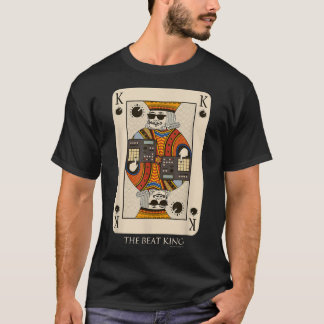 T-shirt Mens Beatmaker King pour producteur de musique et 