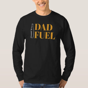 T-shirt Mens Beer Est Papa Fête des pères Carburant