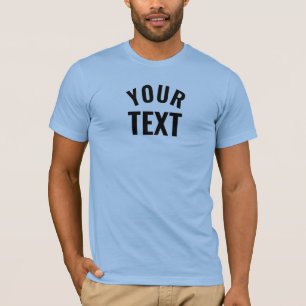 T-shirt Mens Bella+Canvas Manches courtes Modèle Bleu Bébé